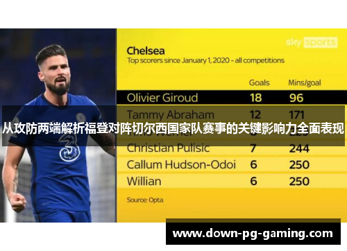 从攻防两端解析福登对阵切尔西国家队赛事的关键影响力全面表现